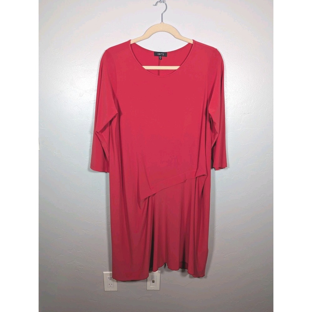 Comfy usa dress 1X‎ Tunic Hot Pink Minimalist Mature Capsule